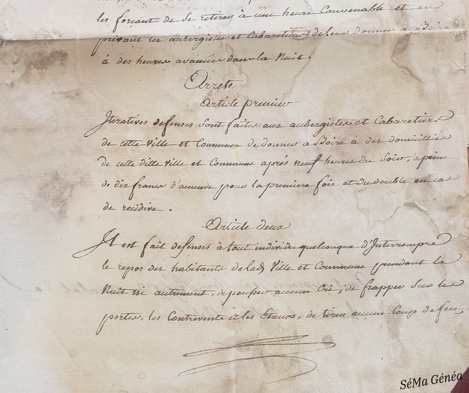 Registre communal 1814