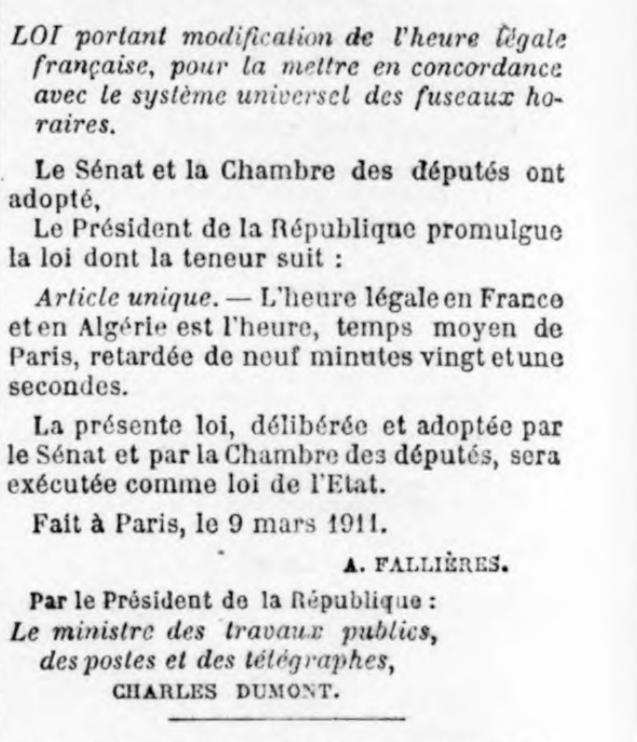 Loi du 9 mars 191