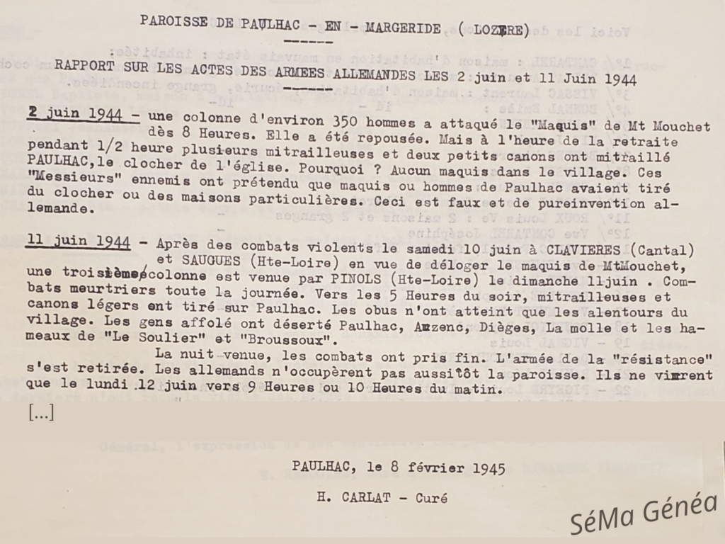 Paulhac-en-Margeride 1945